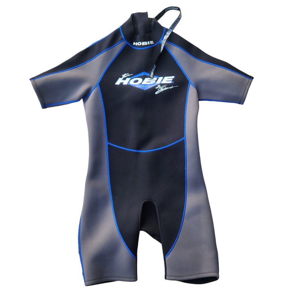 Wetsuit  Adult Size M 2mm Team Hobie By Stearns Watersports Shorty‎  Black/Gray